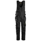 Snickers 6014 Allroundwork Canvas Stretch Onepiece Trousers Holster Pockets Black Black Main