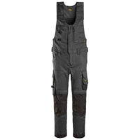 Snickers 6023 Allroundwork Stretch Onepiece Trousers Steel Grey Black Main