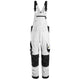 Snickers 6051 Allroundwork Stretch Bib Brace Trousers White Black Main