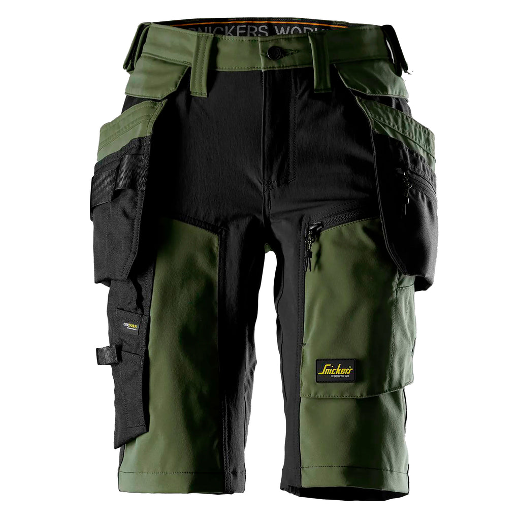 Snickers 6117 AllroundWork, Women's Stretch Shorts Holster Pockets