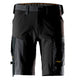 Snickers 6119 AllroundWork, Stretch Shorts - Steel Grey/Black