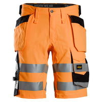 Snickers 6135 High-Vis Class 1, Stretch Shorts Holster Pockets