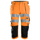 Snickers 6138 Highvis Class 12 Stretch Pirates Holster Pockets Hi Vis Orange Black Main