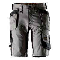 Snickers 6141 AllroundWork, Stretch Shorts Holster Pockets - Grey/Black