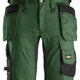 Snickers Allroundwork 6141 Stretch Slim Fit Shorts With Holster Pockets Forest Green / Black