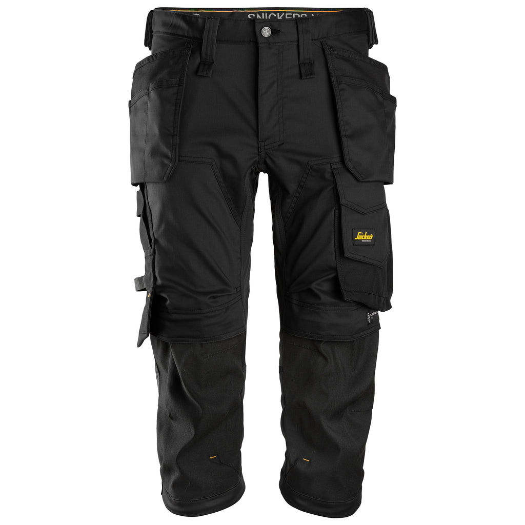 Snickers 6142 Allroundwork Stretch Pirates Holster Pockets Black Black Main
