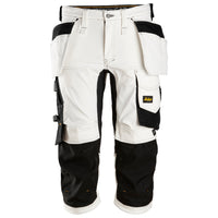 Snickers 6142 Allroundwork Stretch Pirates Holster Pockets White Black Main