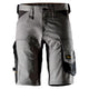 Snickers 6143 AllroundWork, Stretch Shorts - Grey/Black