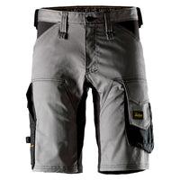 Snickers 6143 AllroundWork, Stretch Shorts - Grey/Black