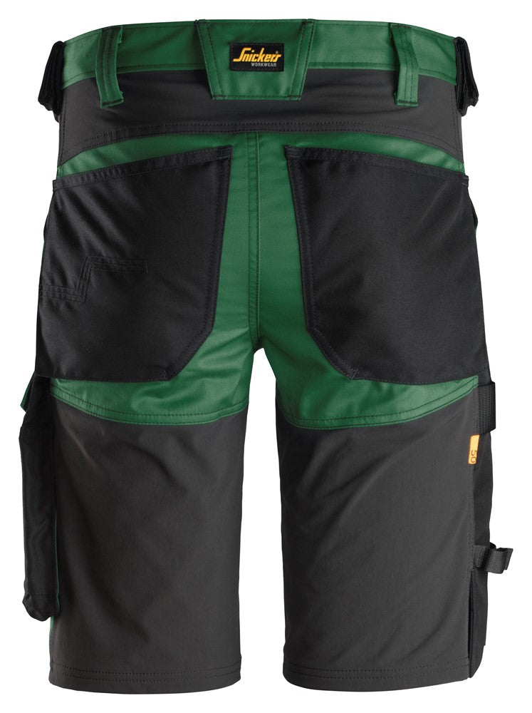 Snickers Allroundwork 6143 Stretch Slim Fit Work Shorts Forest