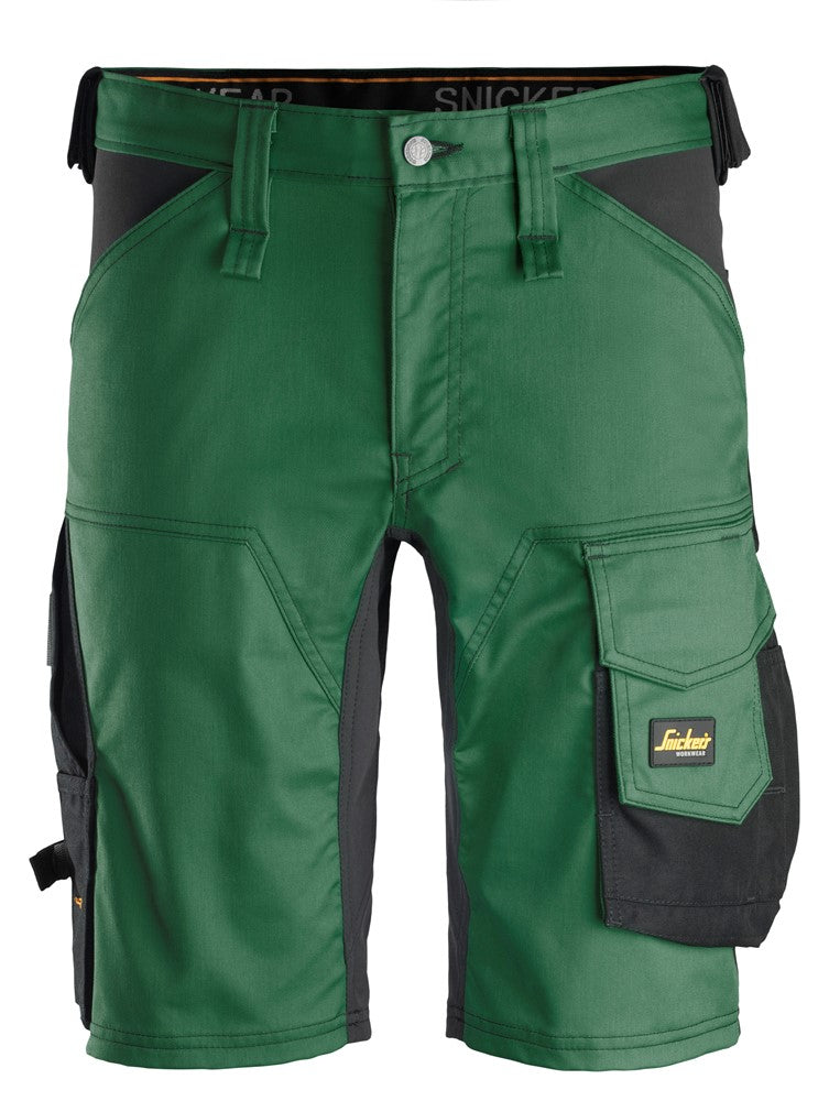 Snickers Allroundwork 6143 Stretch Slim Fit Work Shorts Forest