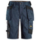 Snickers 6147 AllroundWork, Women's Stretch Shorts Holster Pockets - Navy/Black
