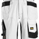 Snickers Allroundwork 6151 Stretch Loose Fit Work Shorts With Holster Pockets White / Black