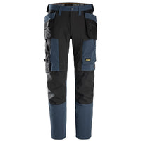 Snickers Workwear 6218 AllroundWork Stretch Trousers Holster Pockets | Navy/Black