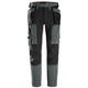 Snickers Workwear 6218 AllroundWork Stretch Trousers Holster Pockets | Grey/Black