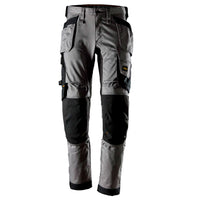 Snickers 6241 Allroundwork Stretch Trousers Holster Pockets Grey Black Main