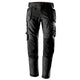 Snickers 6244 Allroundwork Canvas Stretch Trousers Holster Pockets Steel Grey Black Main