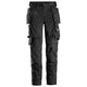 Snickers 6247 Allroundwork Womens Stretch Trousers Holster Pockets Black Black Main