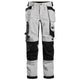 Snickers 6247 Allroundwork Womens Stretch Trousers Holster Pockets White Black Main