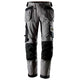 Snickers 6251 Allroundwork Stretch Loose Fit Work Trousers Holster Pockets Grey Black Main