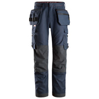 Snickers 6262 Protecwork Work Trousers Holster Pockets Equal Leg Pockets Navy Main