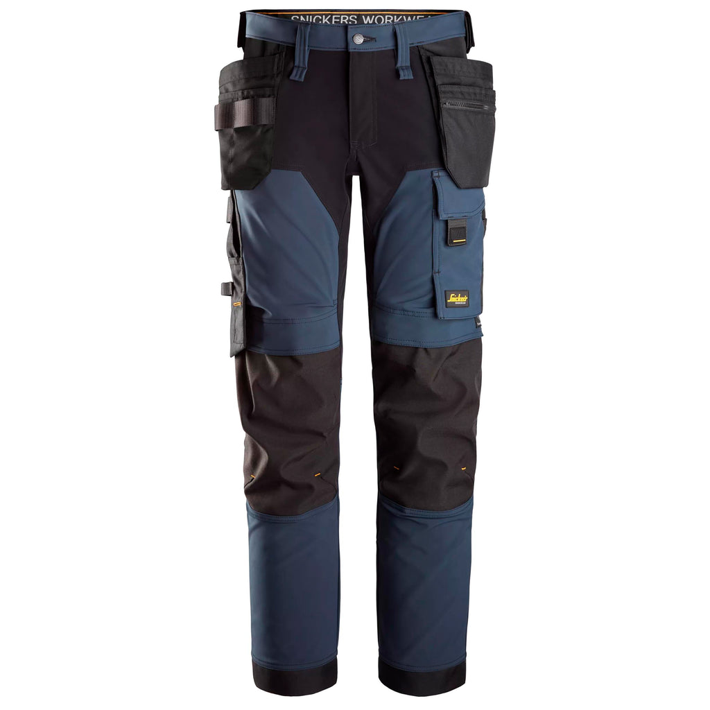 Snickers 6275 Allroundwork 4Way Stretch Trousers Holster Pockets Navy Black Main