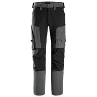 Snickers 6318 Allroundwork Stretch Trousers Steel Grey Black Main