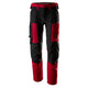 Snickers 6318 AllroundWork, Stretch Trousers - Chili Red/Black