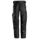 Snickers 6324 Allroundwork Canvas Stretch Work Trousers Black Black Main