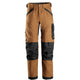 Snickers 6324 Allroundwork Canvas Stretch Work Trousers Brown Black Main