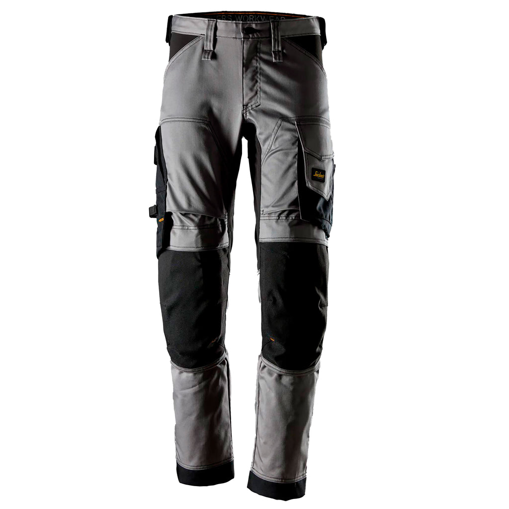 Snickers 6341 Allroundwork Stretch Trousers Grey Black Main