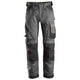 Snickers 6351 Allroundwork Stretch Loose Fit Work Trousers Steel Grey Black Main