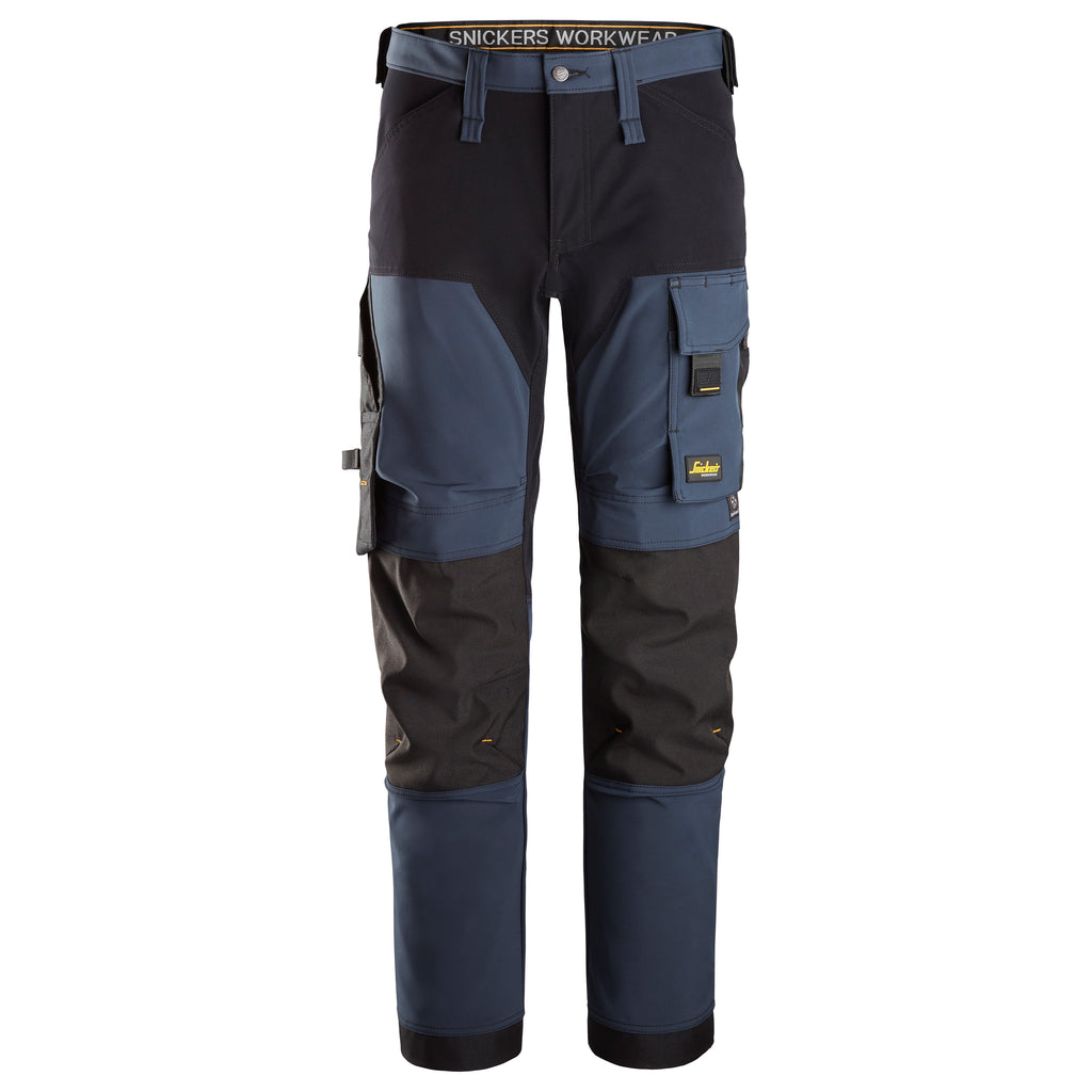 Snickers 6375 Allroundwork 4Way Stretch Trousers Navy Black Main
