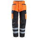 Snickers 6562 Protecwork Trousers Reinforced Holster Pockets Highvis Class 1 Hi Vis Orange Navy Main