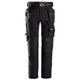 Snickers 6590 Allroundwork Stretch Trousers Capsulized Kneepads Holster Pockets Black Black Main