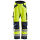 Snickers 6639 Highvis Class 2 375 Insulated Trousers Hi Vis Yellow Navy Main