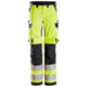 Snickers 6760 Protecwork Womens Trouser Highvis Class 2 Hi Vis Yellow Navy Main