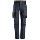 Snickers 6803 Allroundwork Stretch Trousers Without Knee Pockets Navy Black Main