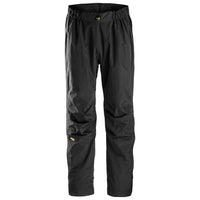 Snickers 6901 Allroundwork Waterproof Shell Trouser Black Black Main