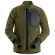 Snickers 8021 AllroundWork, Pile Full Zip Jacket - Khaki Green/Black