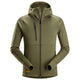Snickers 8026 FlexiWork, Polartec® Powerstretch Full-Zip Hoodie - Khaki Green