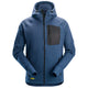 Snickers 8041 FlexiWork, Fleece Hoodie - Deep Blue/Black