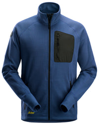 Snickers 8042 FlexiWork, Fleece Jacket - Deep Blue/Black