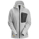 Snickers 8047 FlexiWork, Women's Fleece Hoodie - White/Black