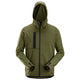 Snickers 8058 AllroundWork, Full Zip Fleece Hoodie - Khaki Green