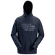 Snickers 8075 AllroundWork, Polartec® Terry Hoodie - Dark Navy Melange