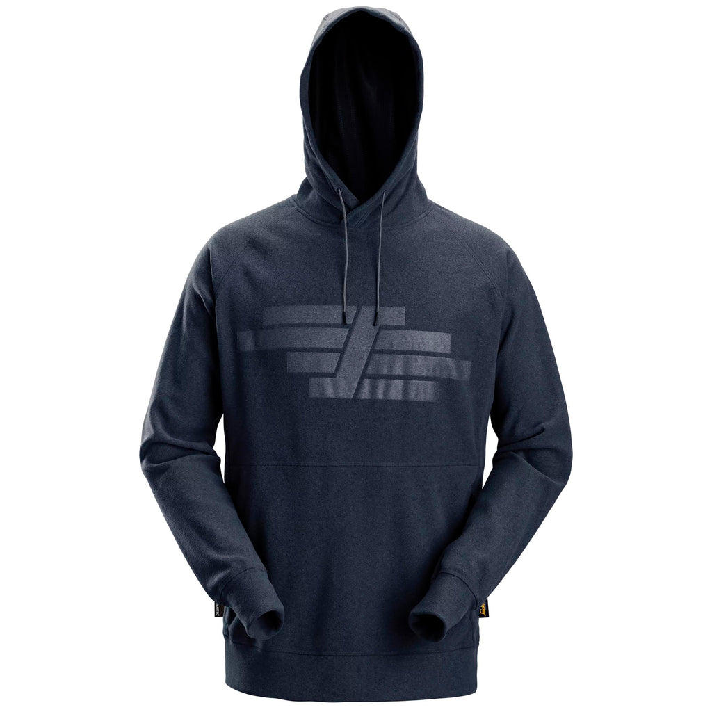 Snickers 8075 AllroundWork, Polartec® Terry Hoodie - Dark Navy Melange