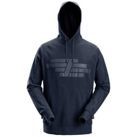 Snickers 8075 AllroundWork, Polartec® Terry Hoodie - Dark Navy Melange