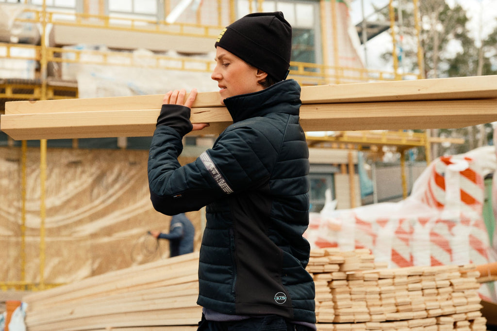 Snickers 8107 AllroundWork, Women's 37.5® Insulator Jacket - White/Black