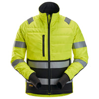 Snickers 8134 Hi-Vis Class 2, Light Padded Jacket - Hi-Vis Yellow/Black